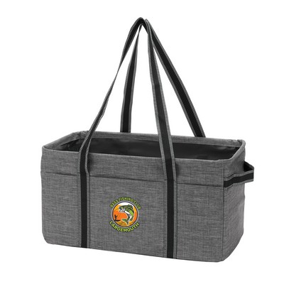 Jumbo Utility Tote Bag - Heather Gray