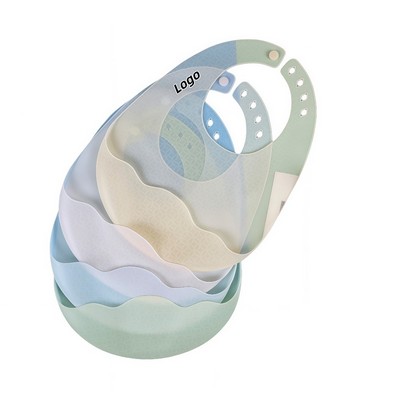 Food Grade Silicone Baby Bib Waterproof Lightweight and Reusable