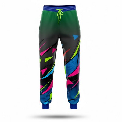 Fleece Lined Sublimated Sweatpants for Kids & Unisex