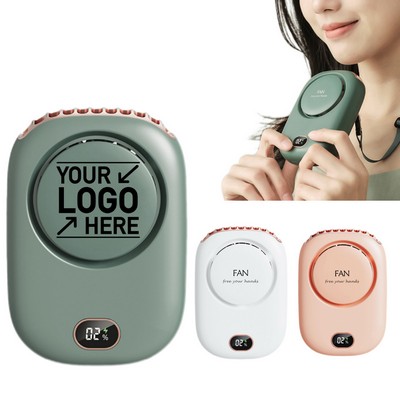 Mini Portable Rechargeable Bladeless Necklace Fan