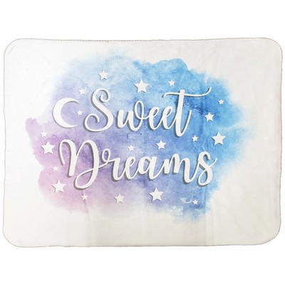 Mink SherpaPlush 50" x 60" Blanket Dye Sublimated