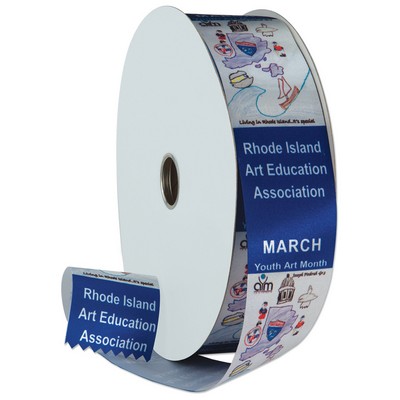 100 yd Custom Printed Multicolor Ribbon Roll (2")