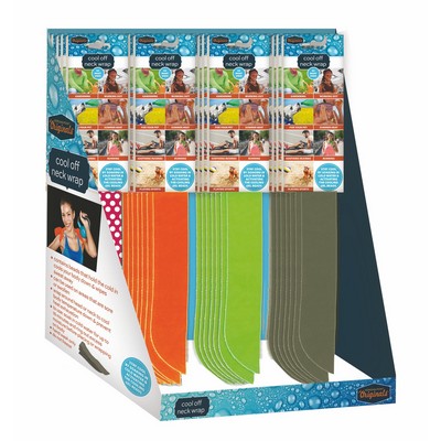 Cool Off Neck Wrap 24 Piece Pdq Asstd Colors