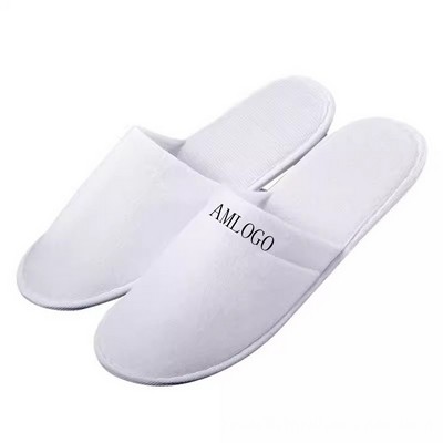 Disposable Close-Toe Spa Hotel Slippers