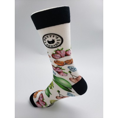 Bamtton™ 360 Seamless Digital Sublimate Cotton Dress Socks