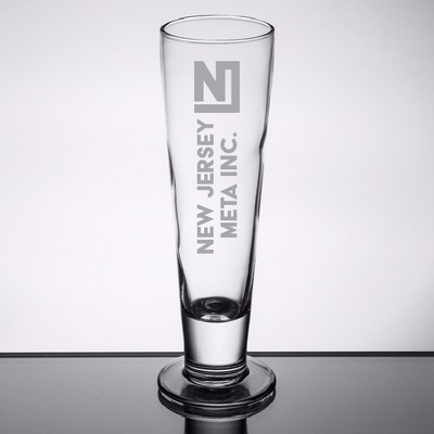 Laser Engraved Libbey® 3828 Catalina 12 oz. Footed Pilsner Glass