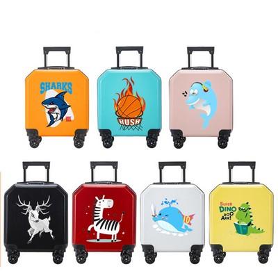 18" Kid Travel Suitcases Cabin Luggage