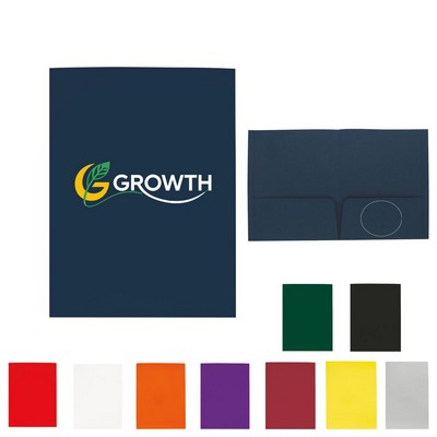 Business Card Slot Gloss Paper Folder
