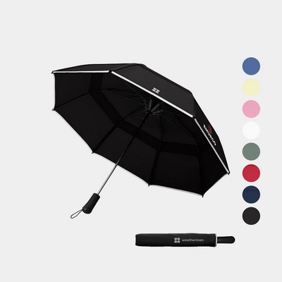 Weatherman® 100% Recycled 50" arc Trek Umbrella