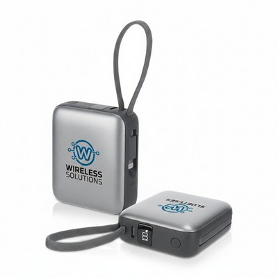 Cirtek® 10,000mAh 20W PD Fast Charging Power Bank W/ Charging Cable