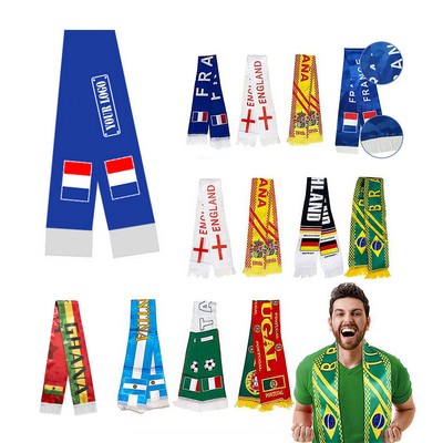 Stain World Cup Soccer Scarf
