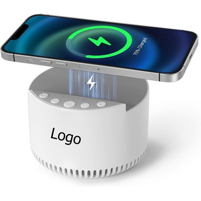 Bluetooth Speaker Wireless Charging White Noise Sound Machine