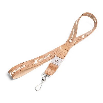 3/4" Natural Cork Fast Track Lanyard