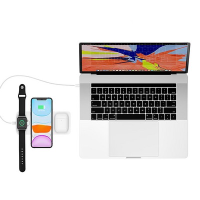 Einova Apple Power Bar Wireless Charging Station/Power Bank