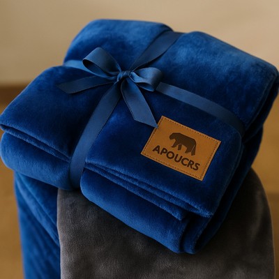 Ultra Soft Plush Throw Blanket with Gift Ribbon