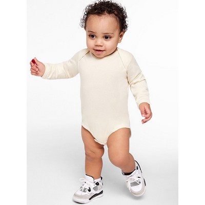 Rabbit Skins Infant Lap Shoulder Long Sleeve Fine Jersey Bodysuit