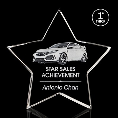 Standing Star Award 3D