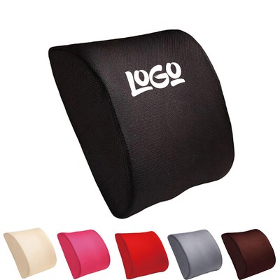 Memory Foam Lumbar Support Cushion for Office & Car Use