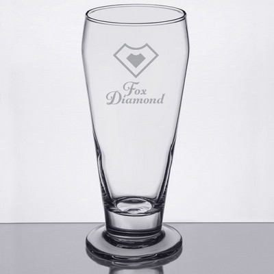 Laser Engraved Libbey® 3812 12 oz. Footed Pilsner Glass