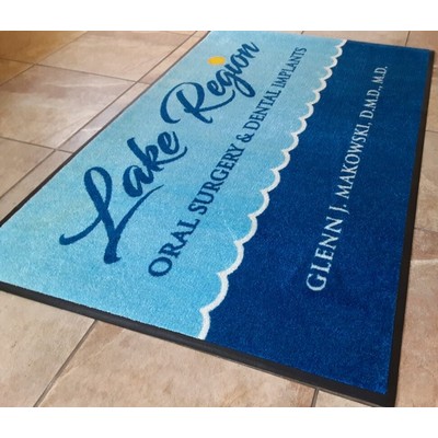 Indoor Logo Rug – Brand Diplomat Value Backing – 3' x 10'
