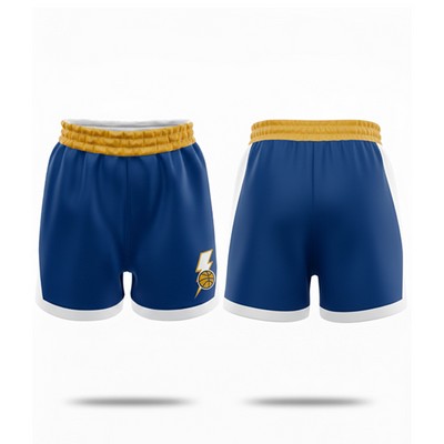 Women's Sublimation Basketball Shorts - Multiple Fabric