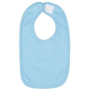 Rabbit Skins® Infant Jersey Solid Color Bib w/Hook & Loop Closure