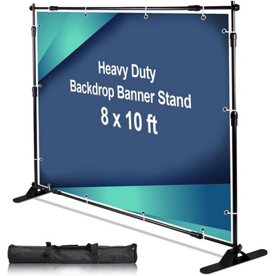 Backdrop Step And Repeat Banner Stand (10' x 8')