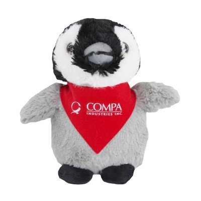 7" Hug'ems Emperor Penguin Chick with bandana OC
