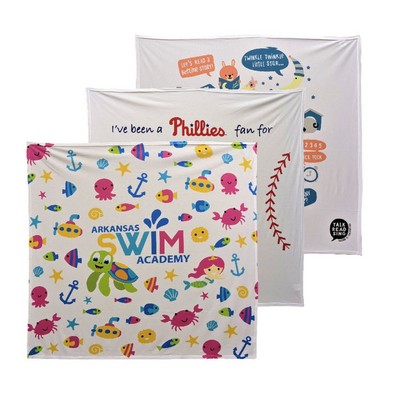 Toddler Sublimation Swaddle Blanket with Cotton Feel (42" x 42")