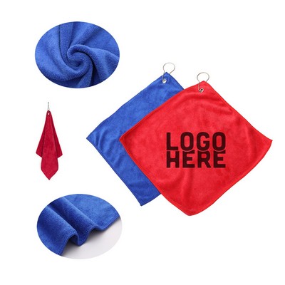 Square Golf Ball Cleaning Towel