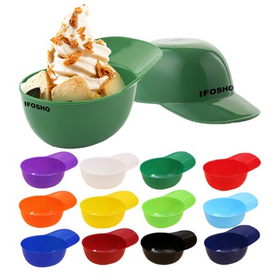8oz Mini Baseball Helmet Ice Cream Bowl for Birthday Party