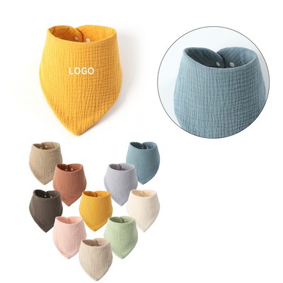 Cotton Soft Trangle Skin Friendly Baby Bib