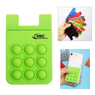 Push Pop Phone Wallet