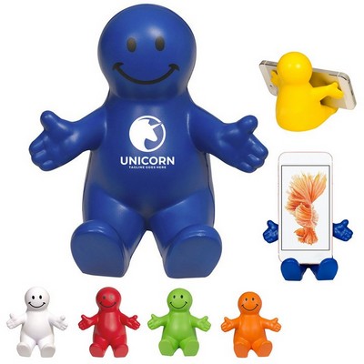 Smiley Face Guy Stress Reliever Phone Holders