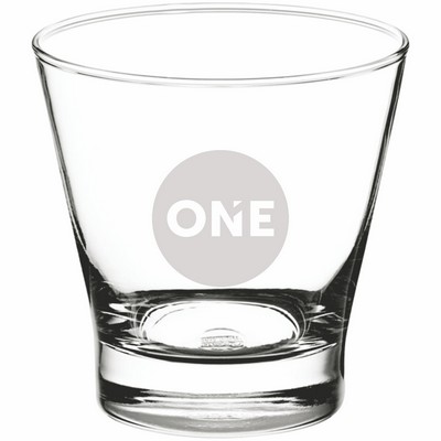 Laser Engraved Acopa Fusion 12 oz. Rocks / Old Fashioned Glass