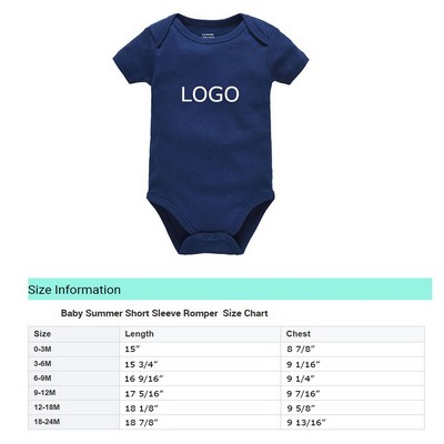 Short Sleeve Onesie Pajamas Bodysuit