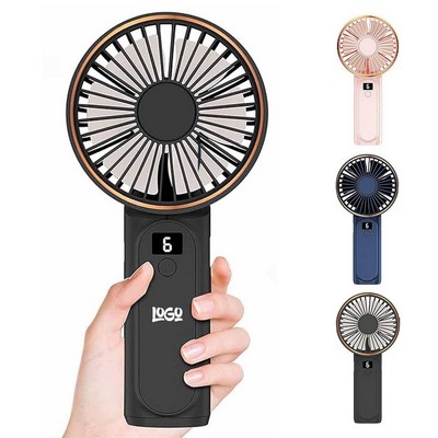 Halterneck Handheld Folding Small Fan