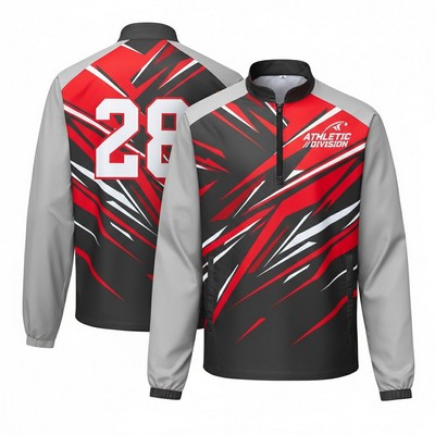 Custom Quarter-Zip Sublimated Jacket