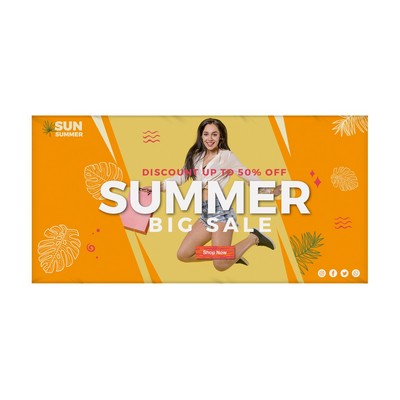 10'x20' Pop Up Fabric Foldable Display