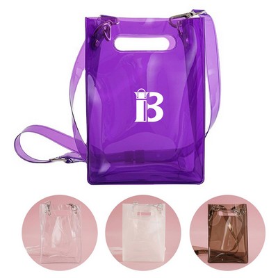 PVC Transparent Crossbody Shoulder Bag