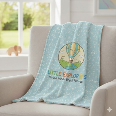 42" x 42" Sublimated Baby Swaddle Blanket