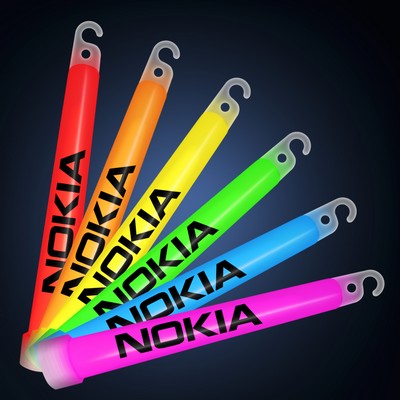 6" Glow Sticks, BULK Assorted Colors - PRINTED