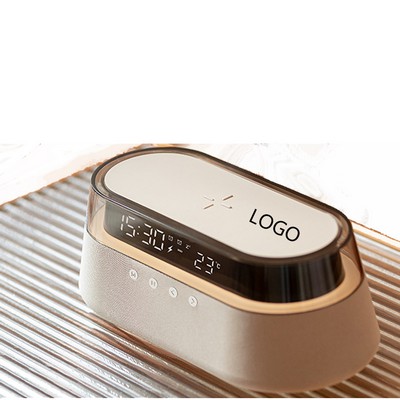 Bluetooth Speaker Clock Wireless Charging