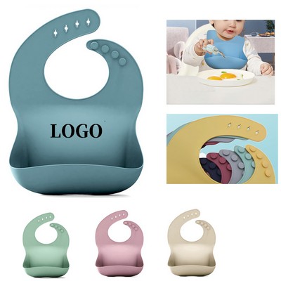 Baby Food Grade Silicone Bibs