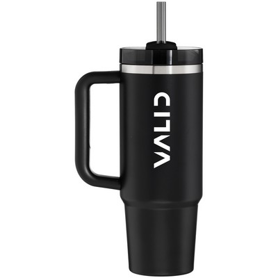 30 oz Stanley Quencher H2.0 FlowState Stainless Steel Water Bottle (Black)