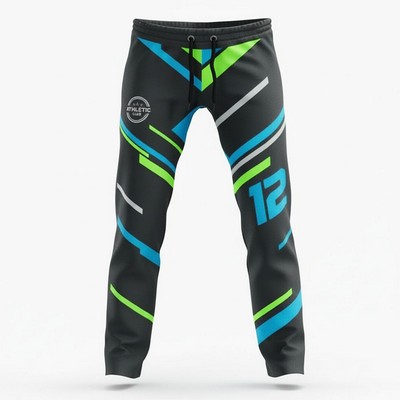 Men's Sublimated Track Pants Spandex Interlock 280GSM