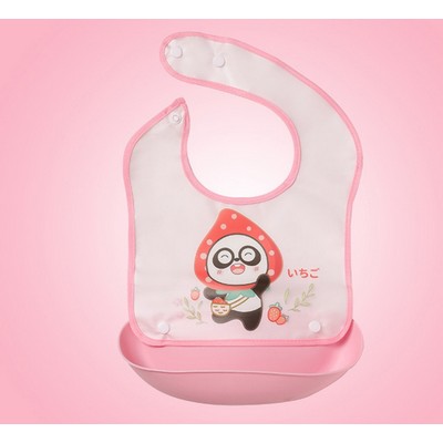 Silicone Bibs with Food Catcher for Babies