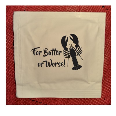Stock "For Butter Or Worse" Moist Towelettes (Pack of 50)