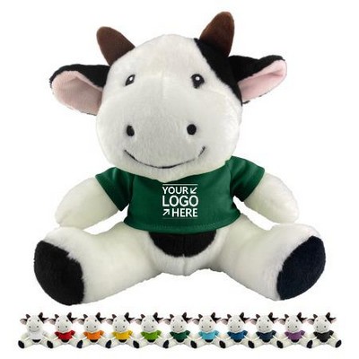 8.7'' Soft Plush Cow Stuffed Animal